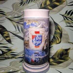 VintagLimited Edition Old Style Beer Stein 1985 Collectible Ceremic